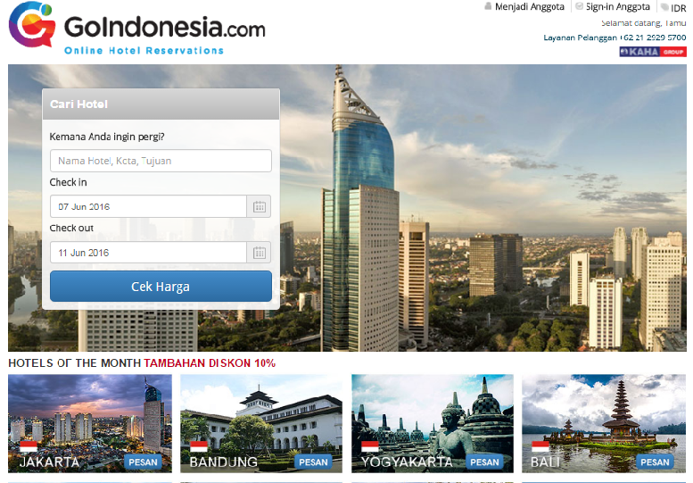 Go Indonesia Booking