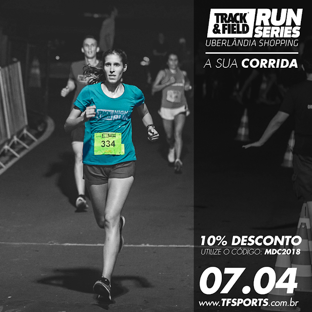 Inscrição com desconto para Track&Field Uberlândia Shopping