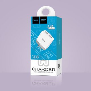 cóc sạc nhanh chính hãng hoco 3.4 2usb cóc sạc nhanh chính hãng hoco 3.4 2usb