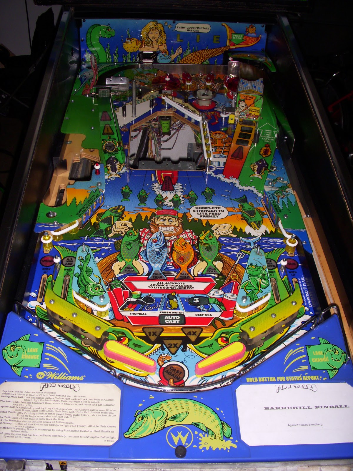 Pinball Fish tales