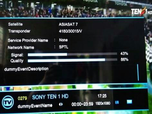 Frekuensi dan PowerVU Key Sony Ten HD Terbaru 2023
