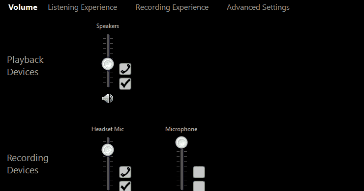 dts audio control panel got quiter issue dts audio control panel got quiter issue