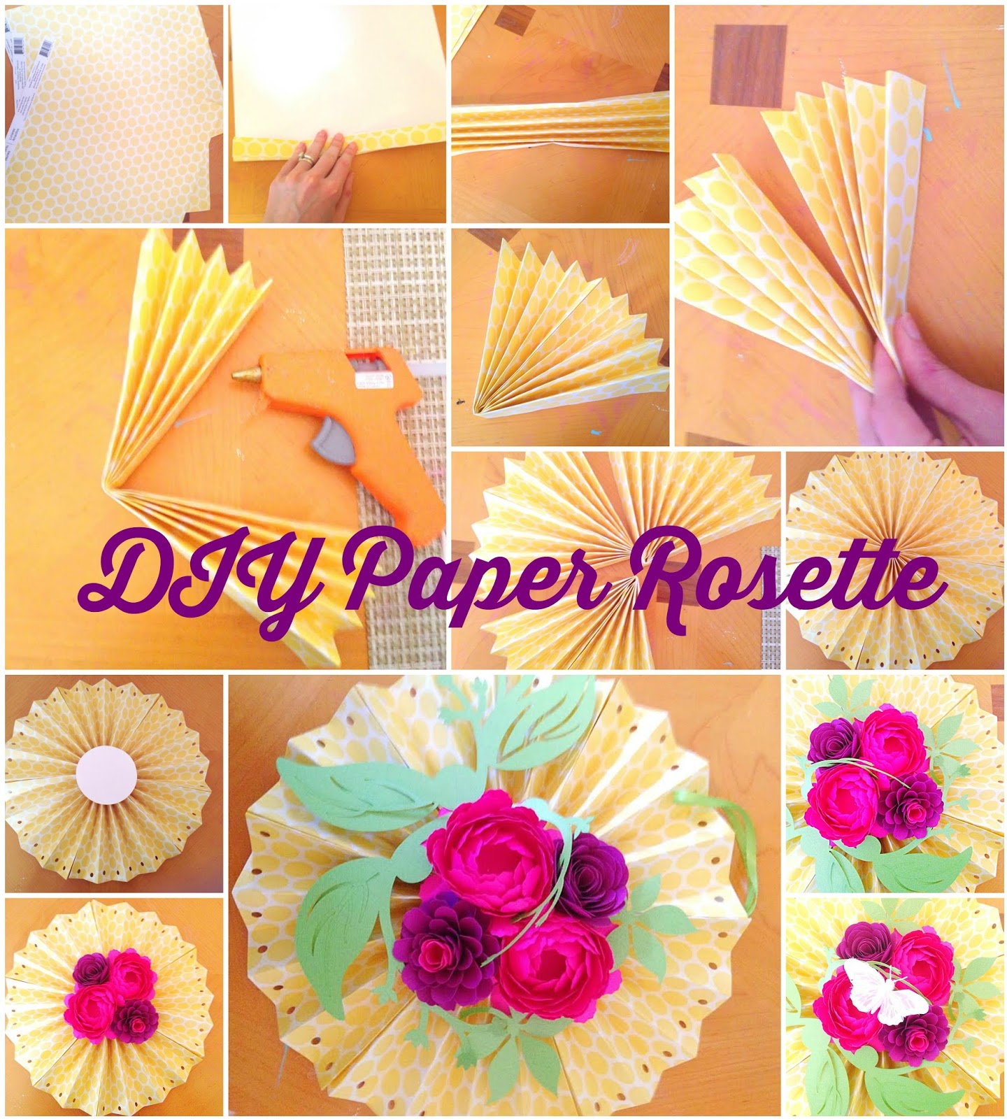 diy paper rosette hanging fan with decorative paper paper flower fans