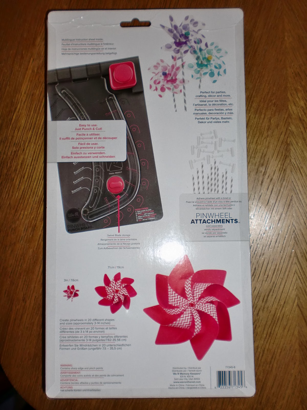 Kleenis bunte Seite: Windräder mit dem Pinwheel Punch Board ...