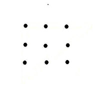 Dengor, Nengok, Cakak.: Mencantumkan 9 Titik Dengan 4 Garis