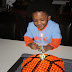 Reese's Pieces Basketball Cake for My Birthday Boy