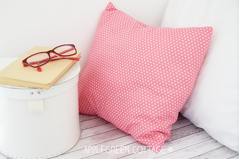 How To Make A Pillowcase The Easiest Pillow Ever AppleGreen Cottage