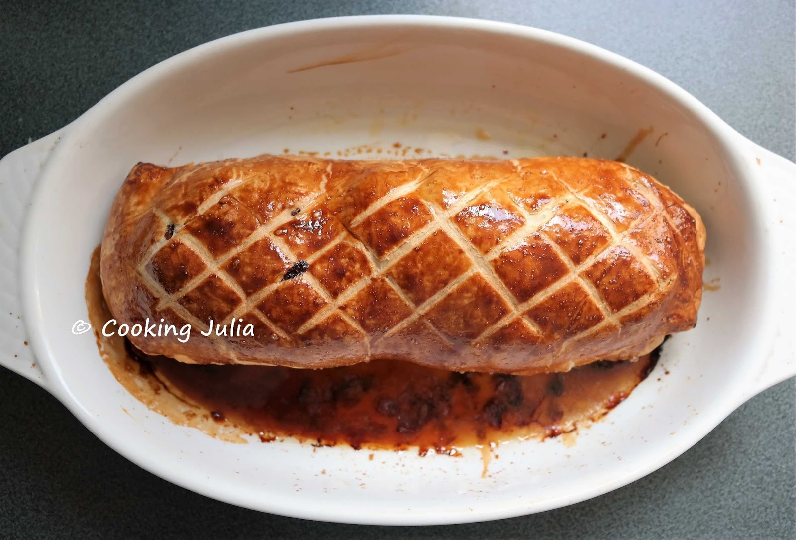 COOKING JULIA : FILET MIGNON DE VEAU EN CROÛTE
