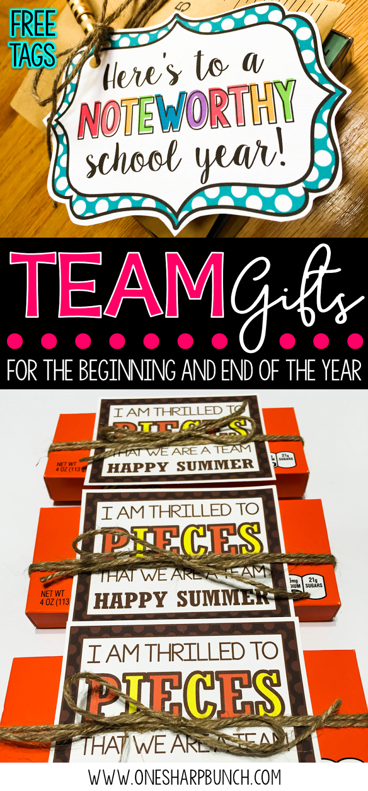 One Sharp Bunch Team Gifts for the Beginning of the Year and End of
