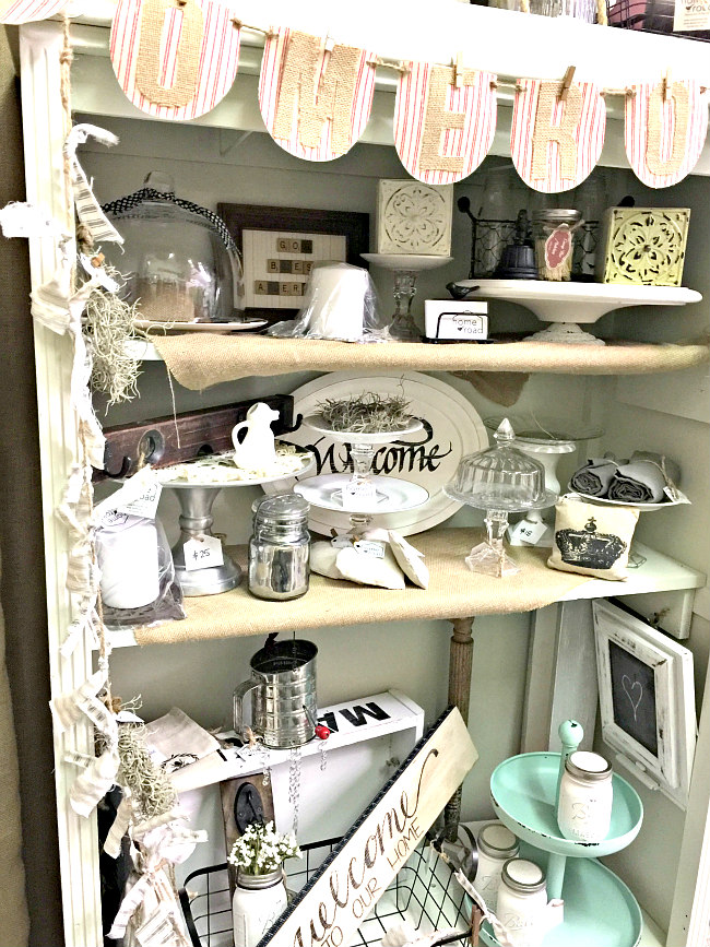 A Display Shelf for repurposed projects
