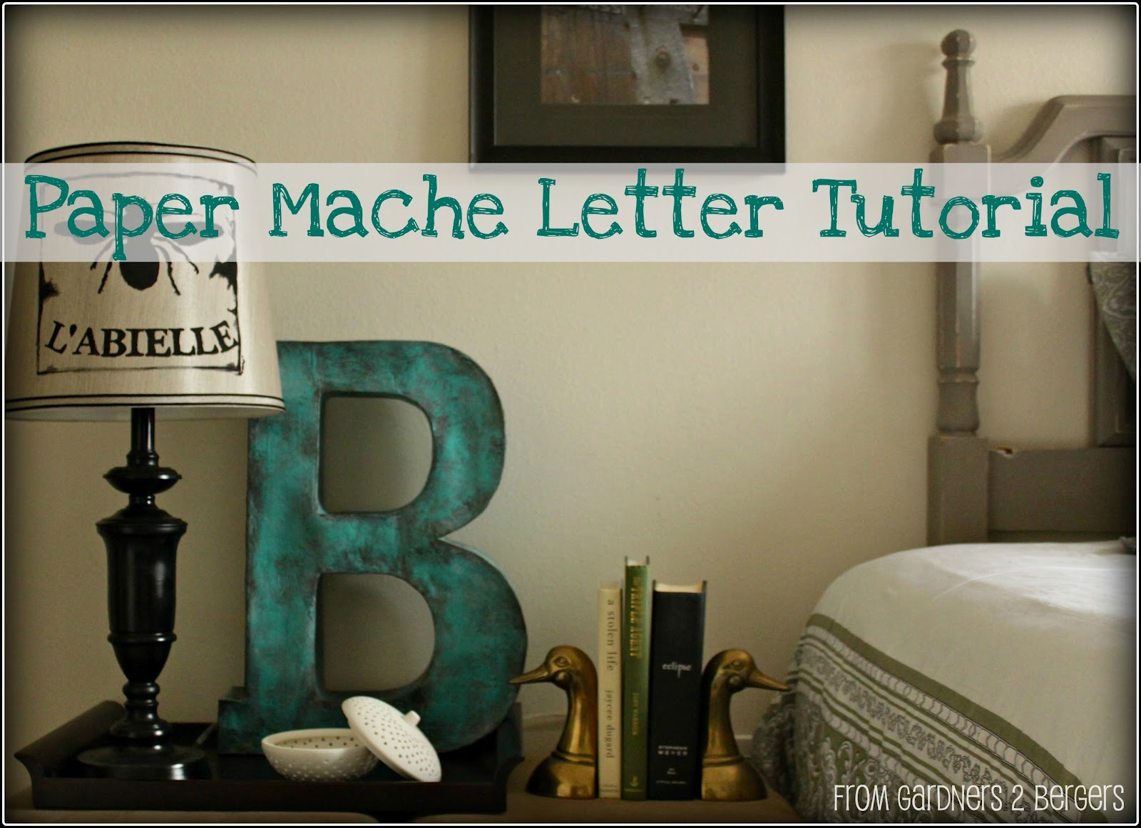 Paint Paper Mache Letters