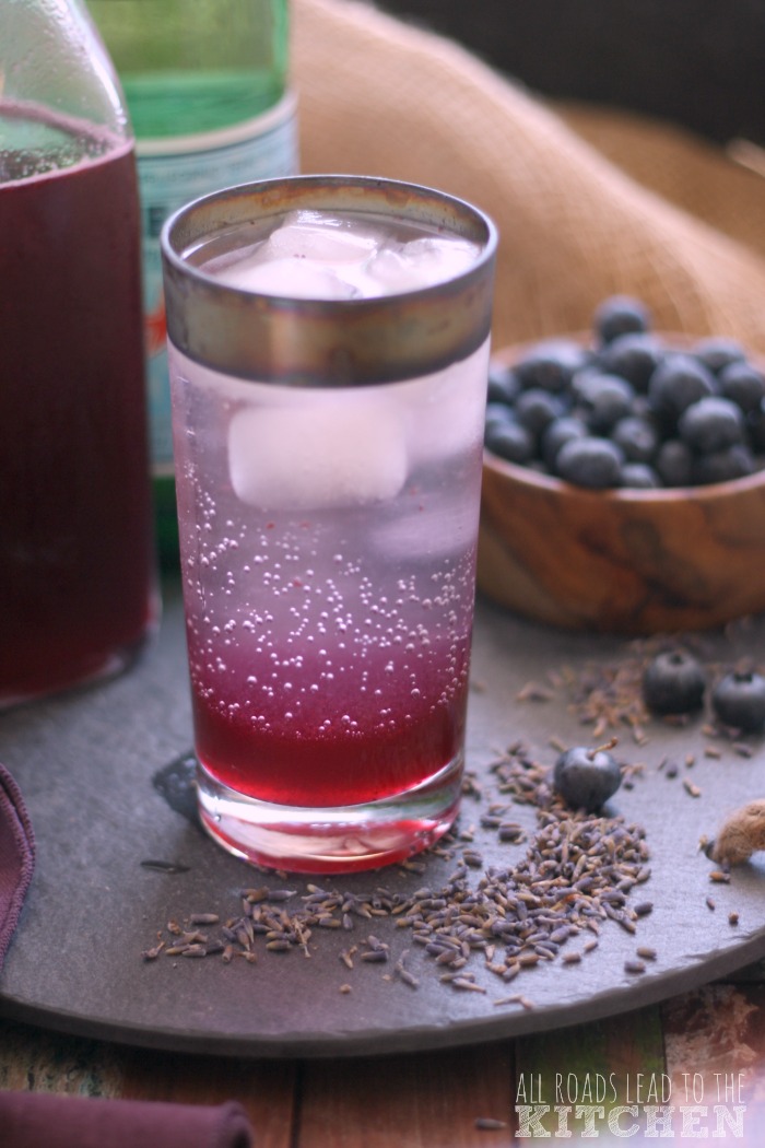 Blueberry Lavender Shrub Syrup (Drinking Vinegar)