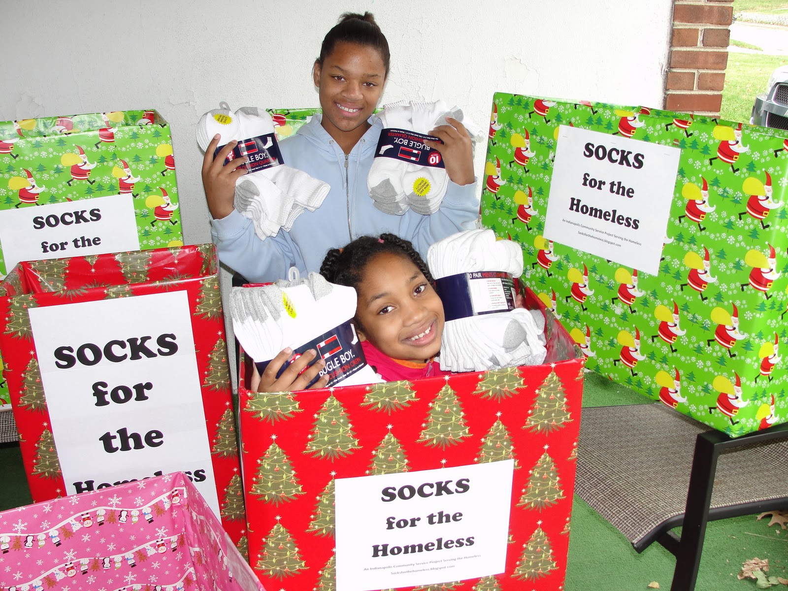Socks For The Homeless: Photos