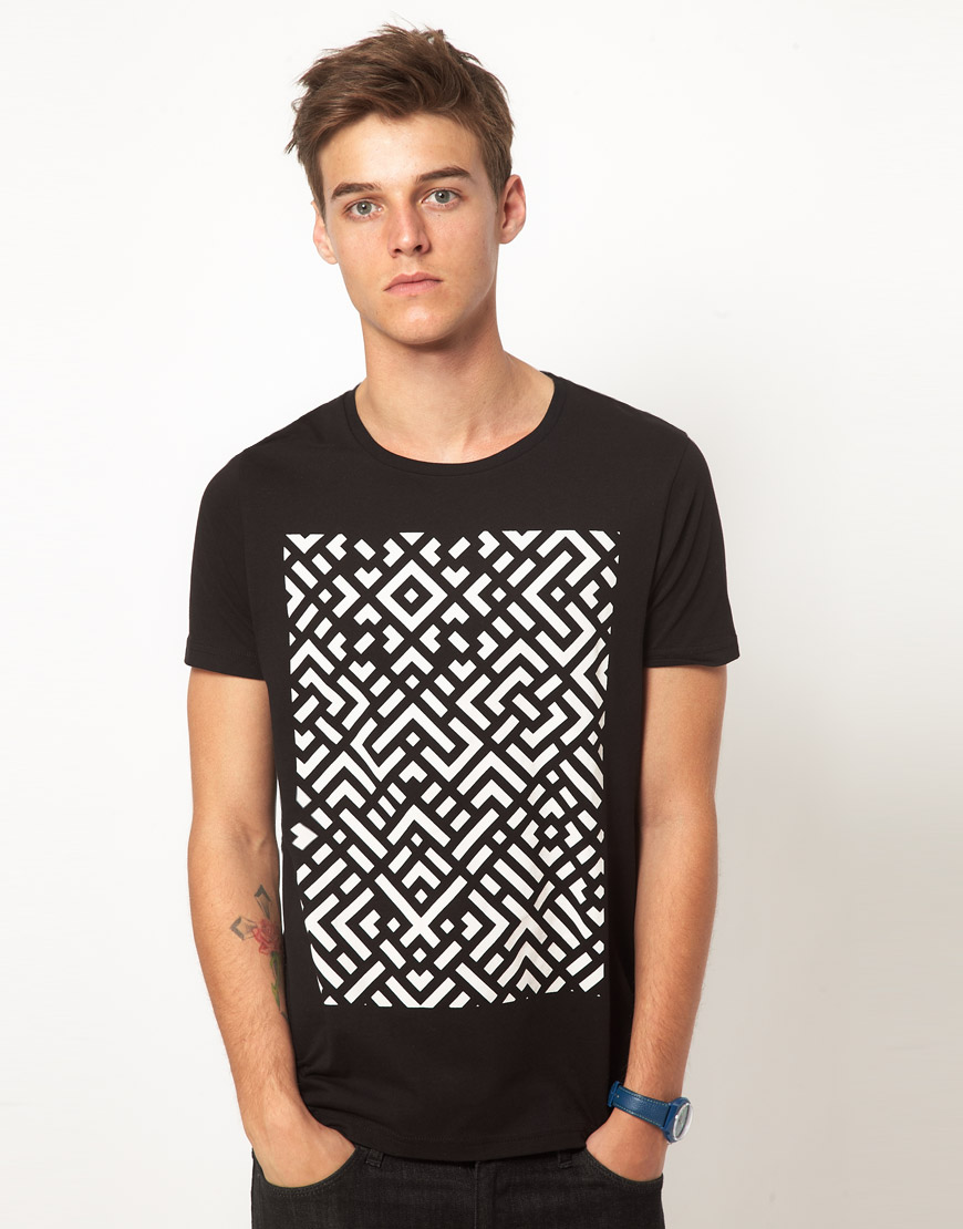 ASOS T-Shirt With Abstract Print | URBAN HUNT