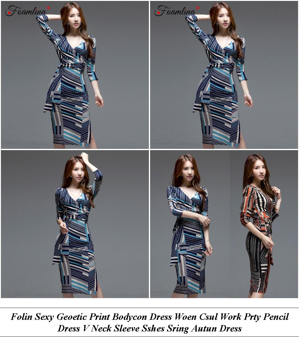 Petite Formal Long Dresses With Sleeves - Womens Fall Clothing Online - Plus Size Lack And Gold Party Dresses
