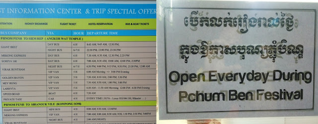 Pchum Ben Festival, jadwal bus, kamboja, ransel bertopeng