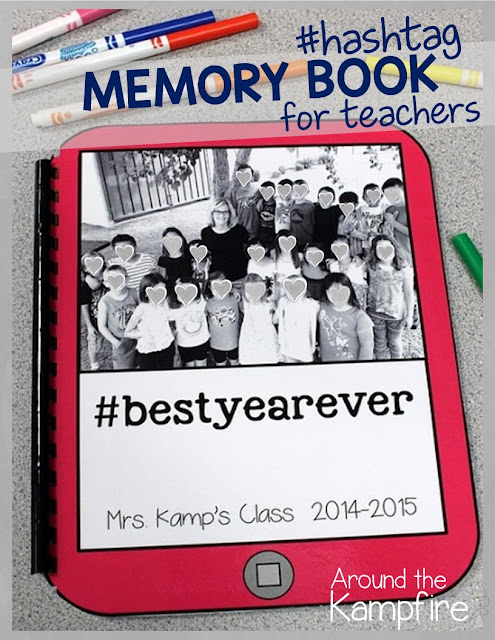 Hashtag Memory Book for Teachers