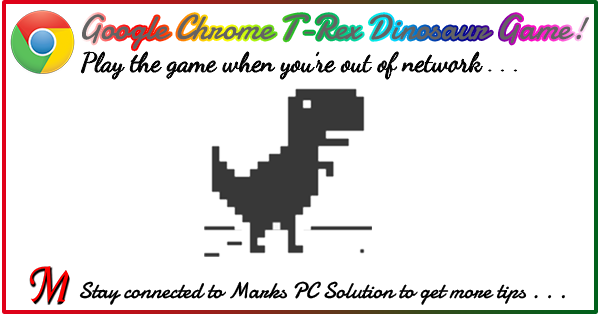 play the dinosaur game on google