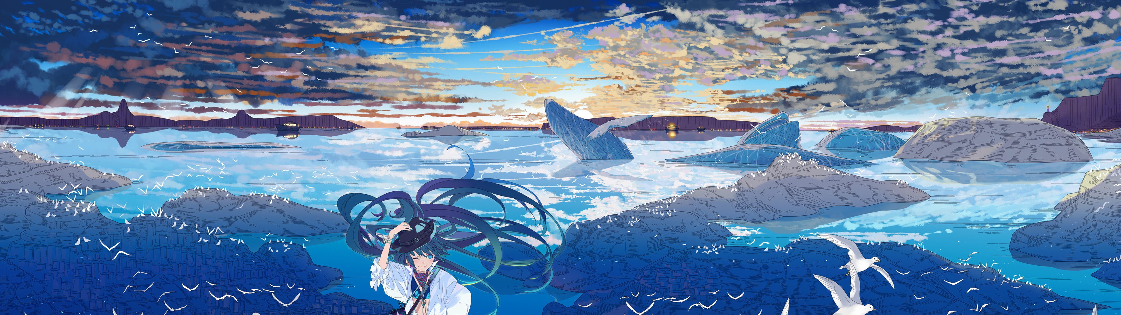 Hatsune Miku Vocaloid Anime Scenery 4k Wallpaper 95 Hatsune Miku Vocaloid Anime Scenery 4k Wallpaper 95