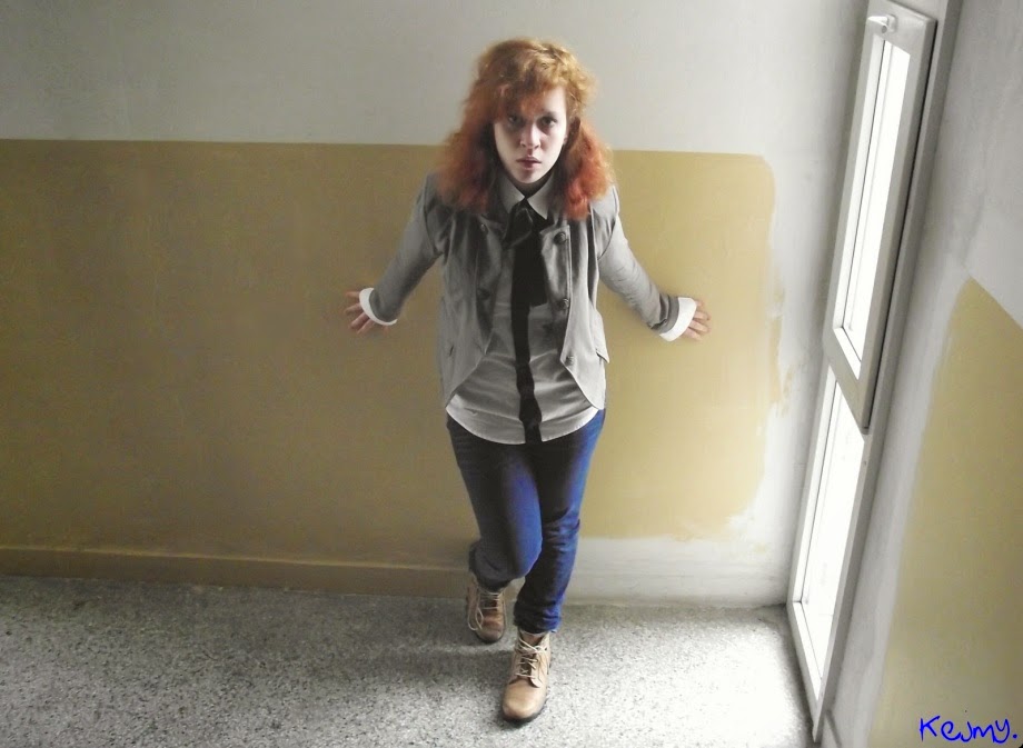 Big Black Boots Long Brown Hair The World By Kejmy