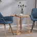 YEEFY Modern Dining Chairs with arms Tufted Dining Chairs Set of 2 (Blue)