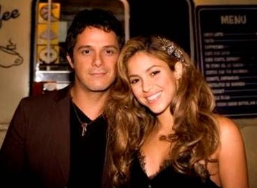 Alejandro Sanz Foto de Alejandro Sanz feliz con Shakira