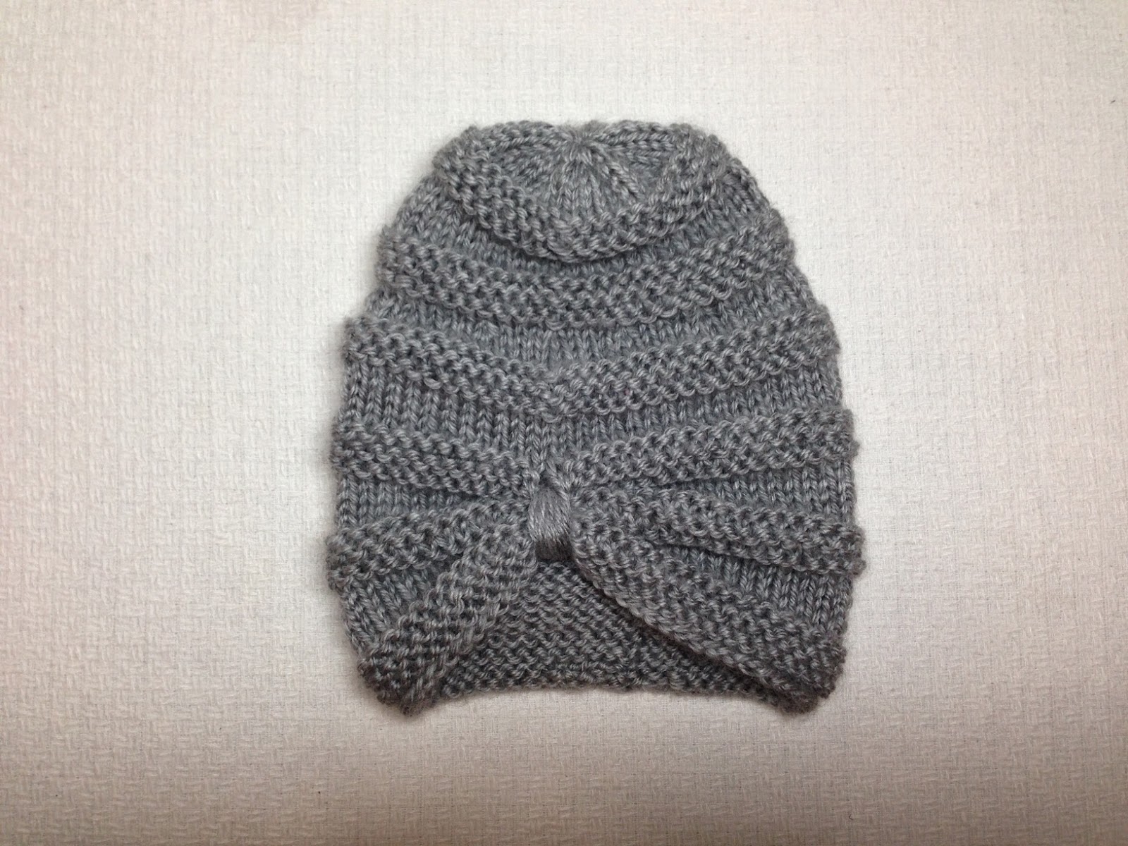 knitted baby turban