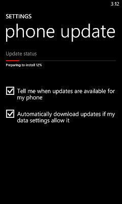 Update Lumia Amber