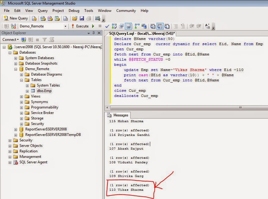 Dynamic Sql With Ref Cursor | oracle – FFGMT