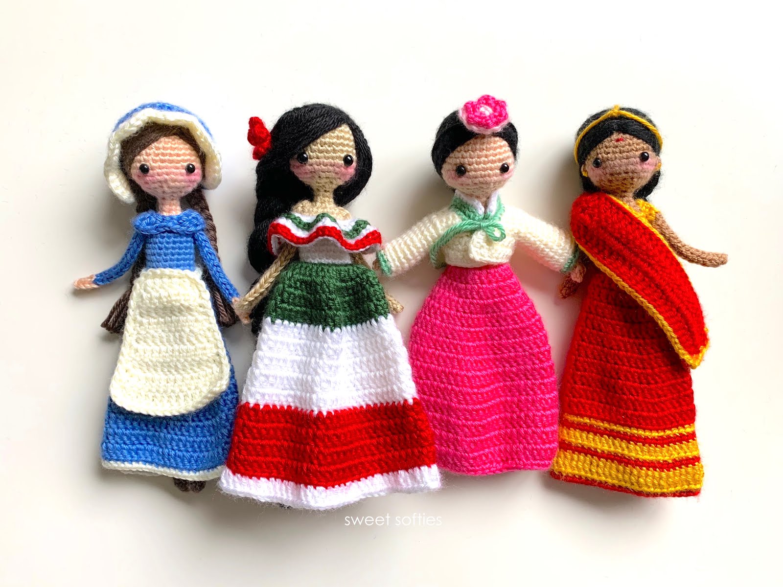 Marcela the Mexican Doll (Crochet Pattern) Sweet Softies