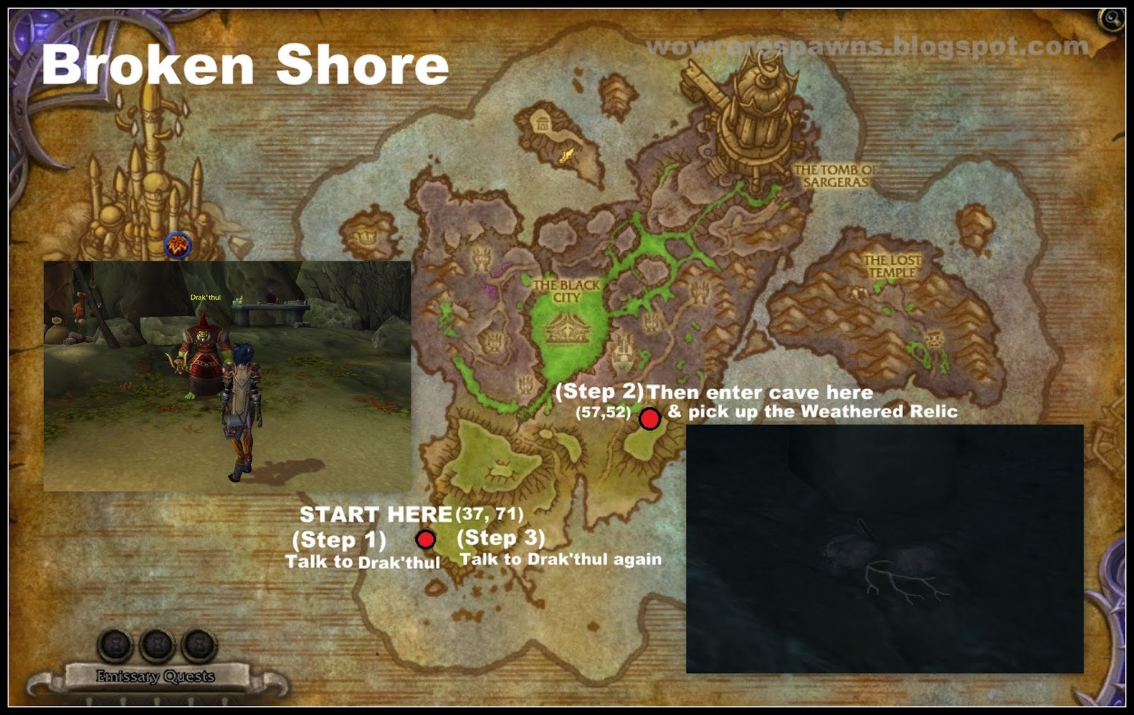 Wow Rare Ss How To Get The Fathom Dweller Mount Hungering Where To Find Drak Thul Weathered Relic Click Enlarge