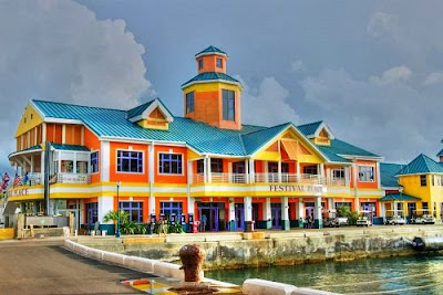 Festive Palace Located in Downtown Nassau Bahamas is one of many Shops available to cruise passengers.