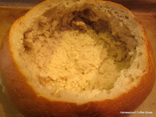 Ham and Swiss Dip Bread Bowl - a recipe on Homeschool Coffee Break @ kympossibleblog.blogspot.com #recipe