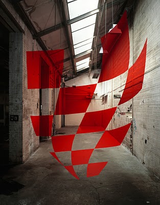 wise design: Georges Rousse: Anamorphic Art