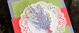 Stampin' Up! 2018 Sale-a-Bration Lots of Lavender Card ~ www.juliedavison.com