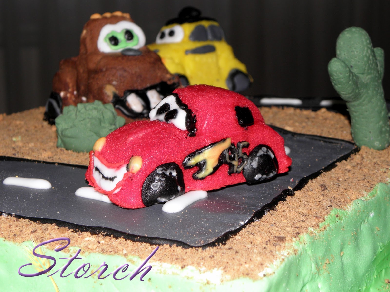 TARTA CARRETERA DE COCHES LA COCINA DE STORCH