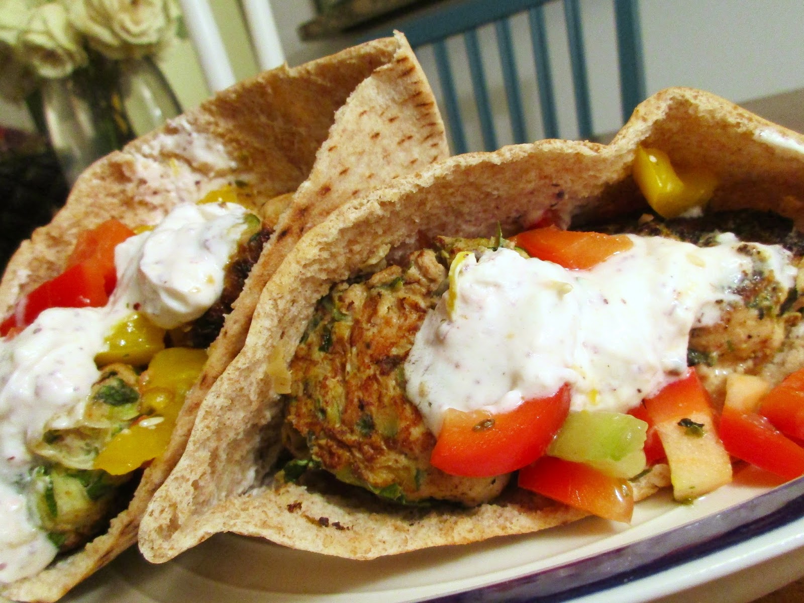 Kvell in the Kitchen Turkey & Zucchini Burgers with Spring Onion & Cumin