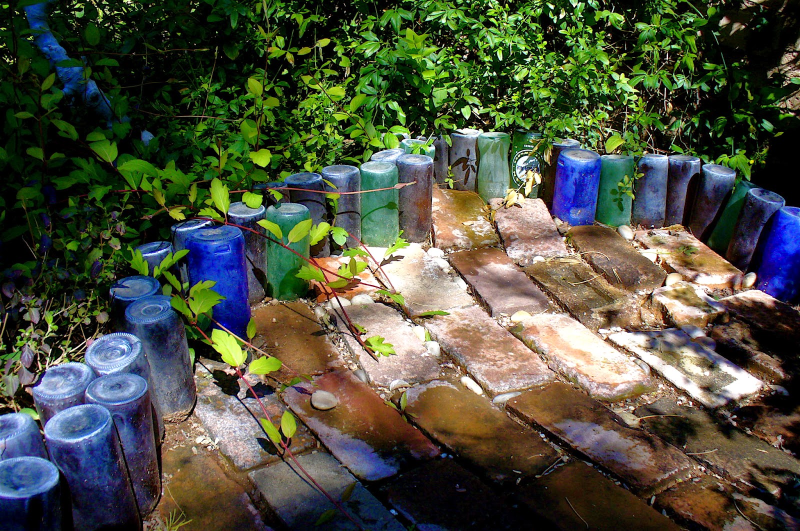 Alt. Build Blog Reusing Glass Bottles For Landscaping