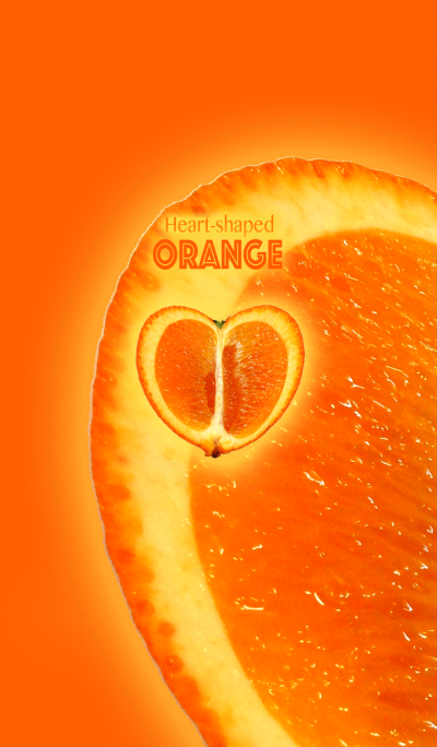 Heart-shaped Orange