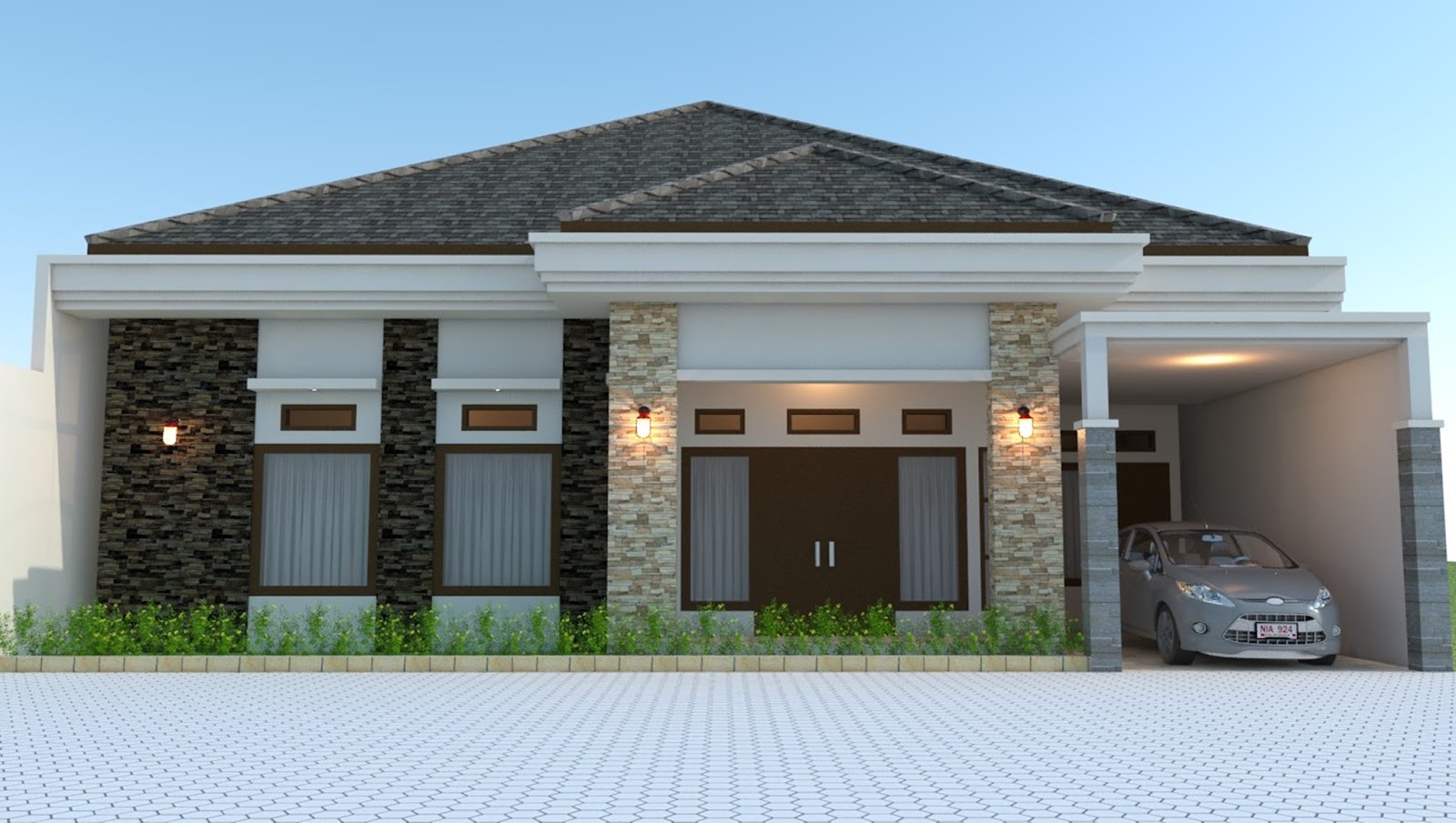 Desain Rumah 1 Lantai