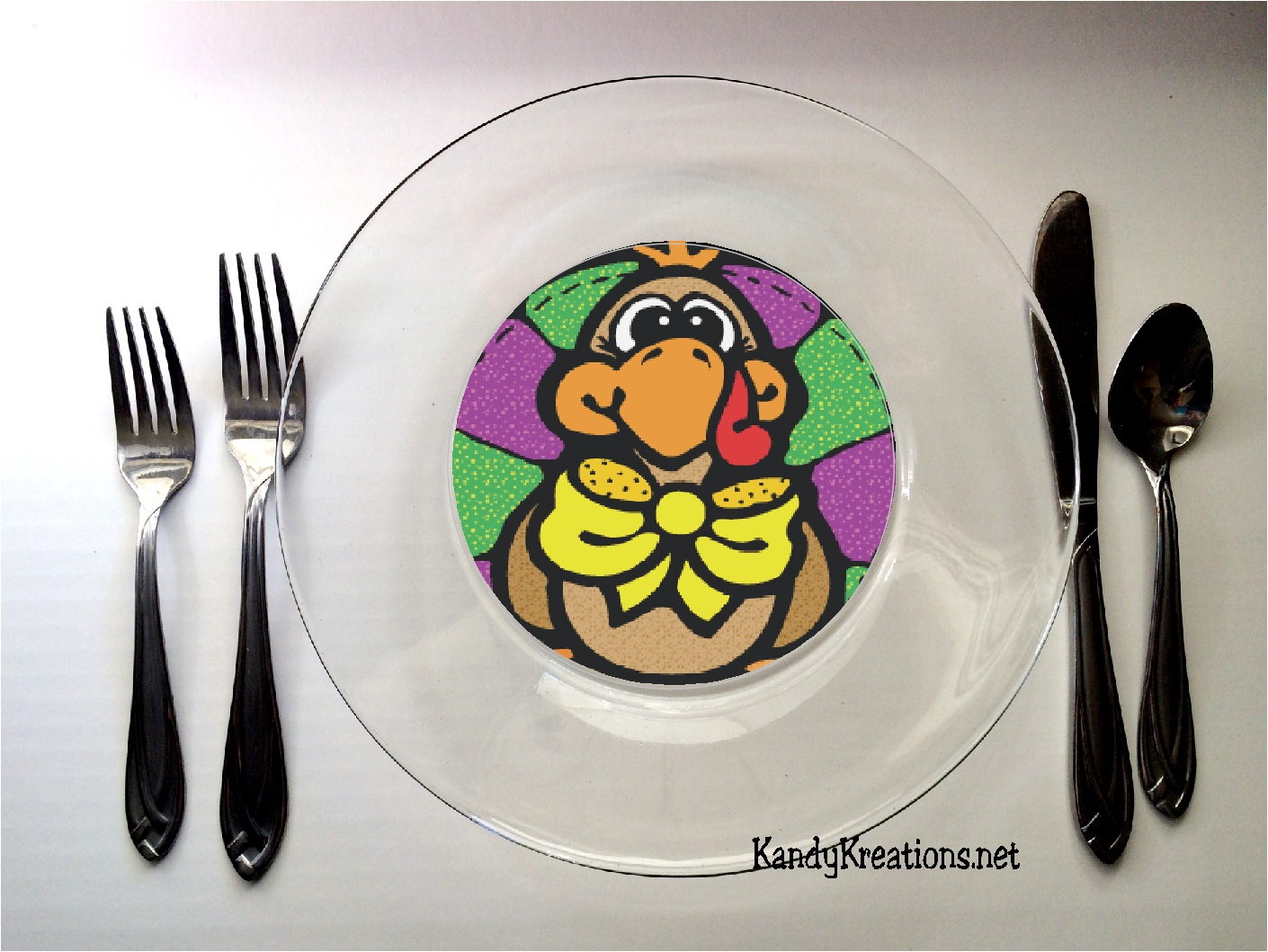 DIY Party Mom Thanksgiving Turkey Plate Insert Printable
