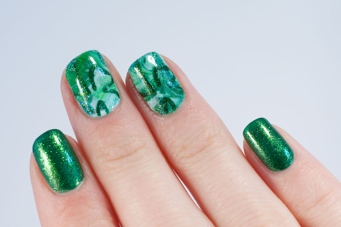 Green Clover Saint Patrick's Day Nails