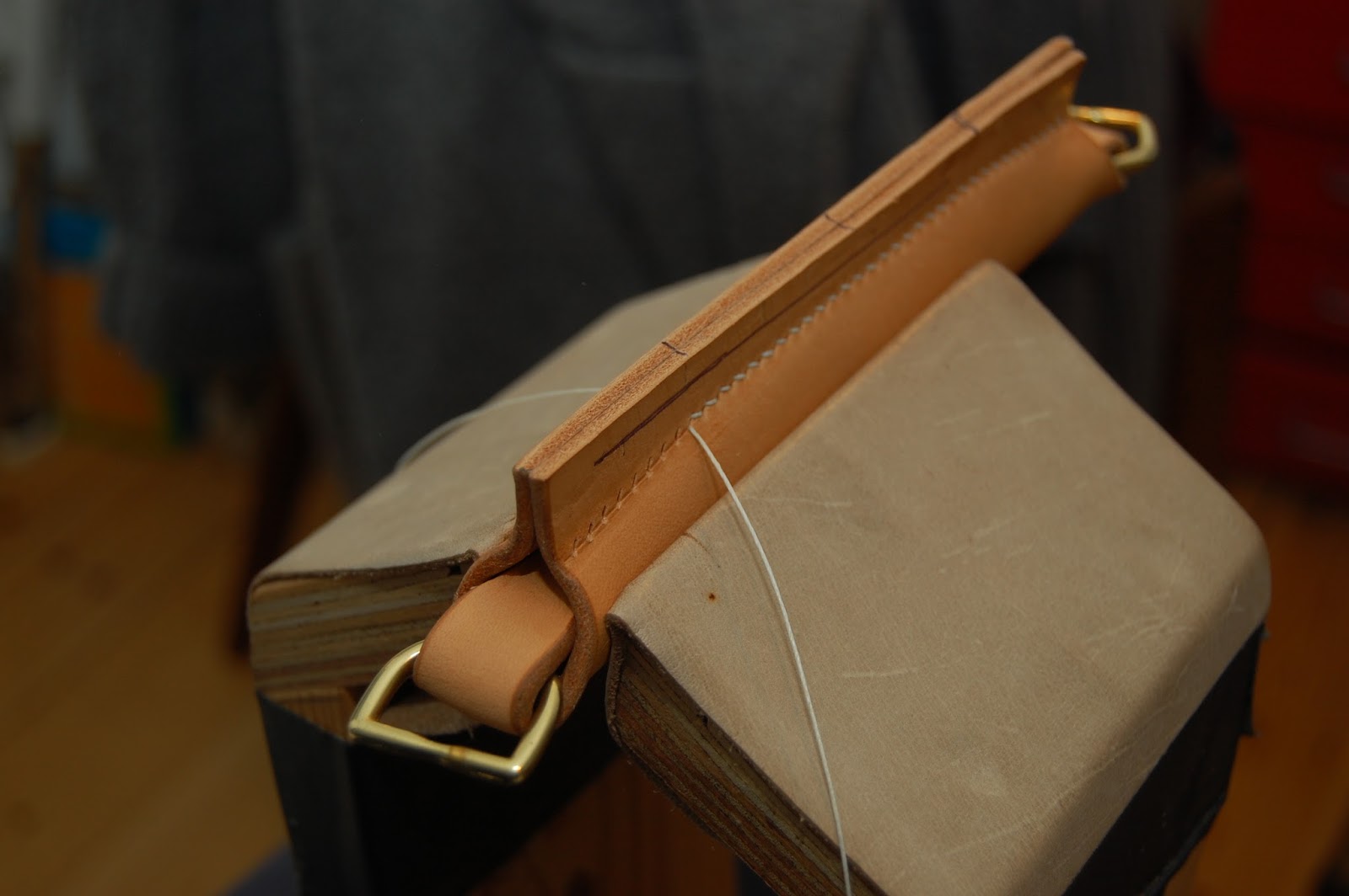 Andersen leather Briefcase handle