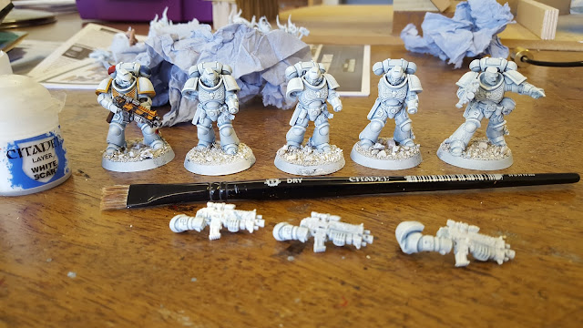 Looking good! how to paint white space marines