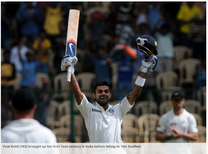 Virat Kohli's Test 100 v New Zealand Video Highlights