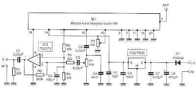 receiver microphone circuit