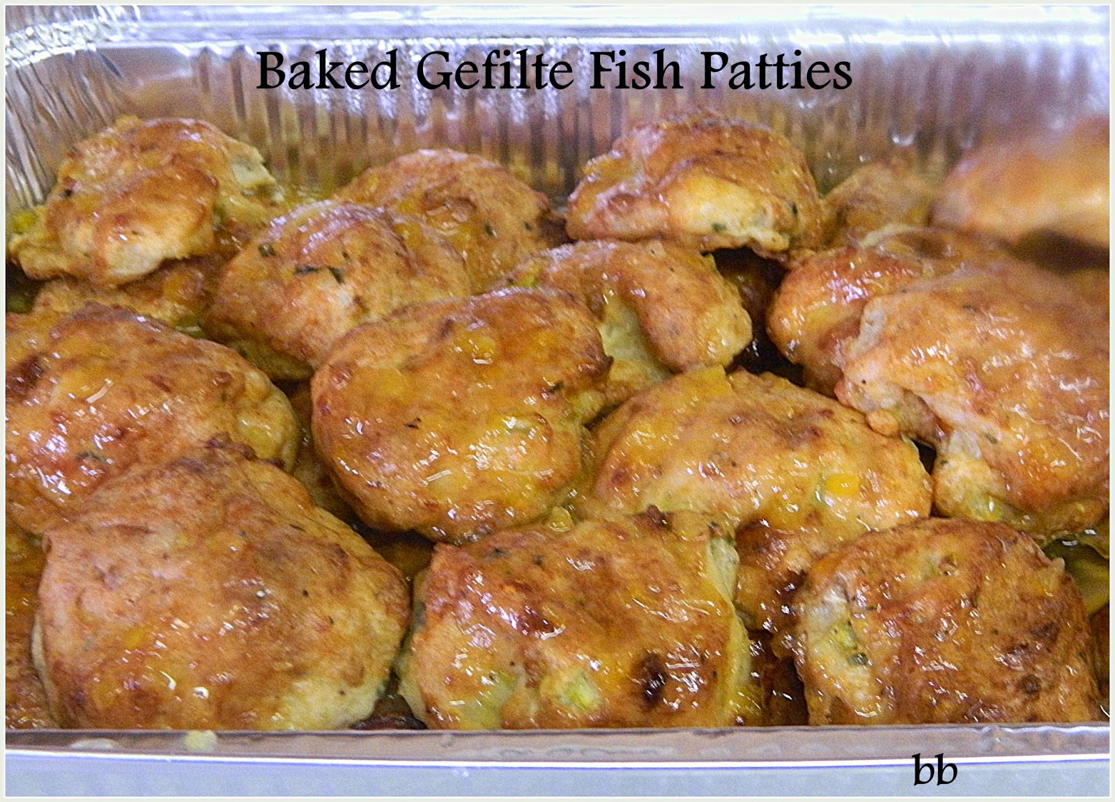 Baked Gefilte Fish Cakes