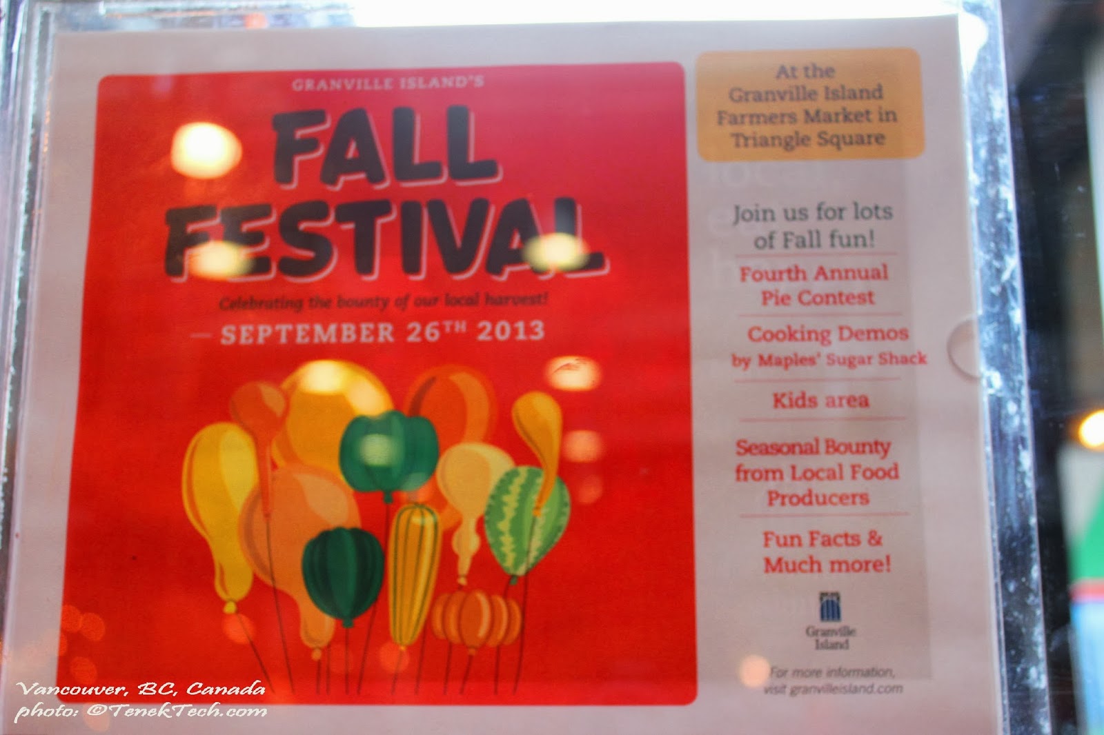 Living Vancouver Canada Granville Island Fall Festival Vancouver