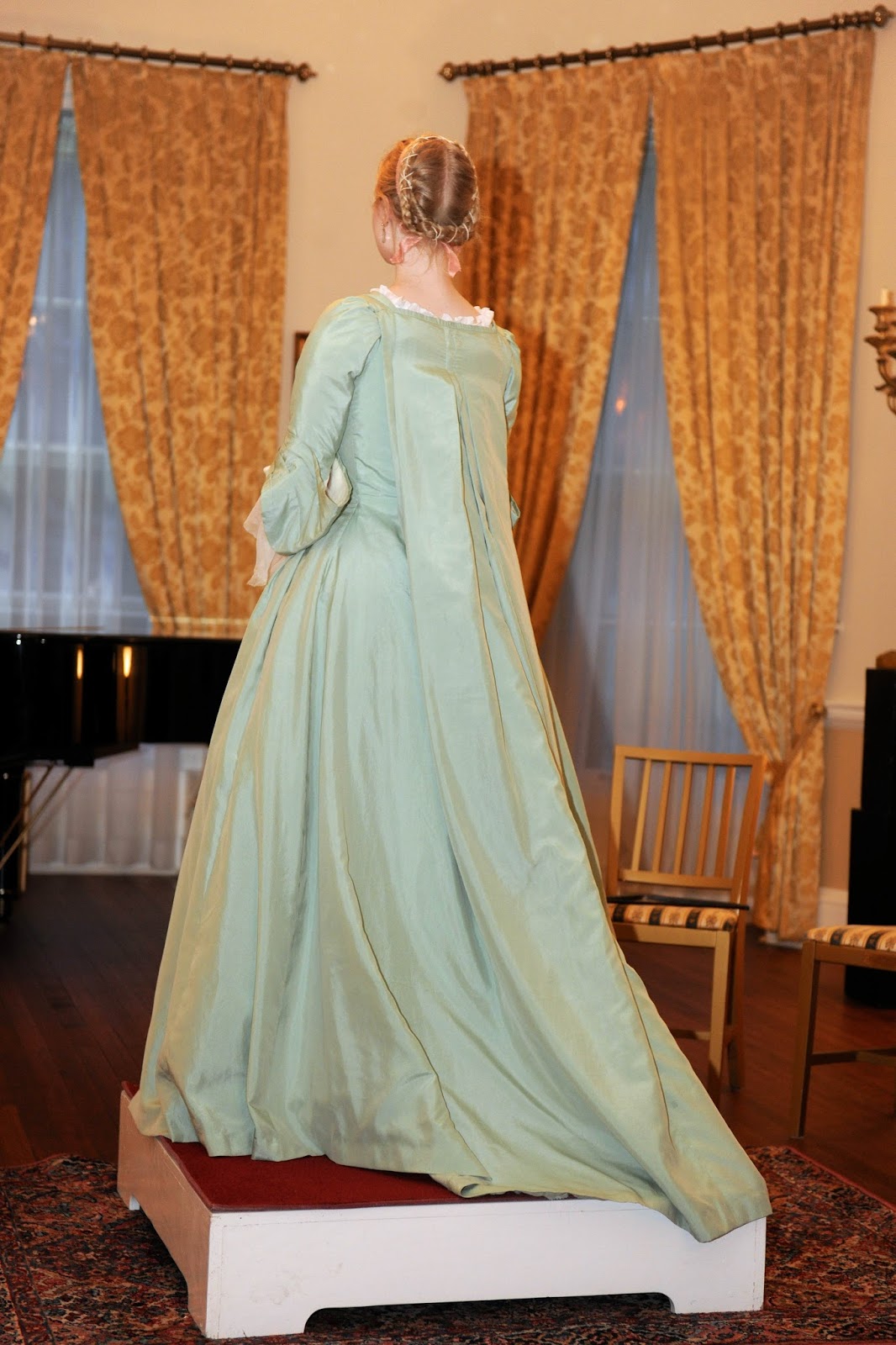 Isabel Northwode Costumes The Louisbourg Gown and Stomacher