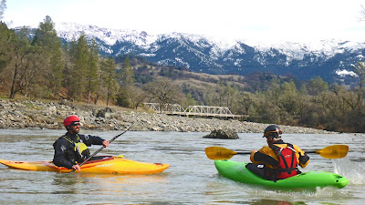 Snowy Mountains above the Eel River whitewater kayak eel river